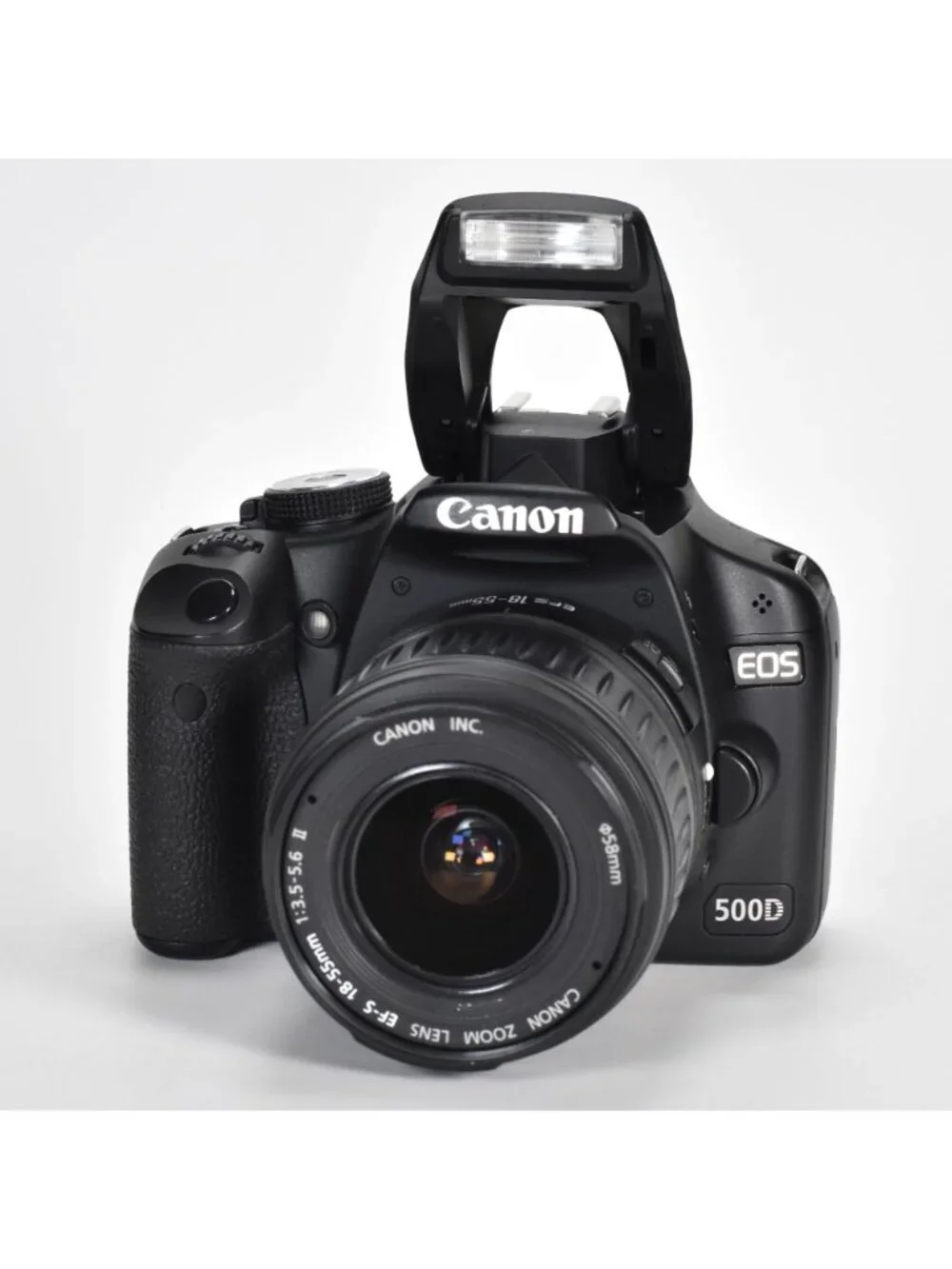 Canon EOS Rebel 500D/T1i Digital DSLR Camera 15.1MP 18-55mm Lens 3,552 Clicks